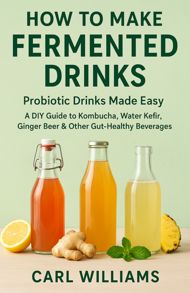 How to Make Fermented Drinks — Probiotic Drinks Made Easy (book cover)