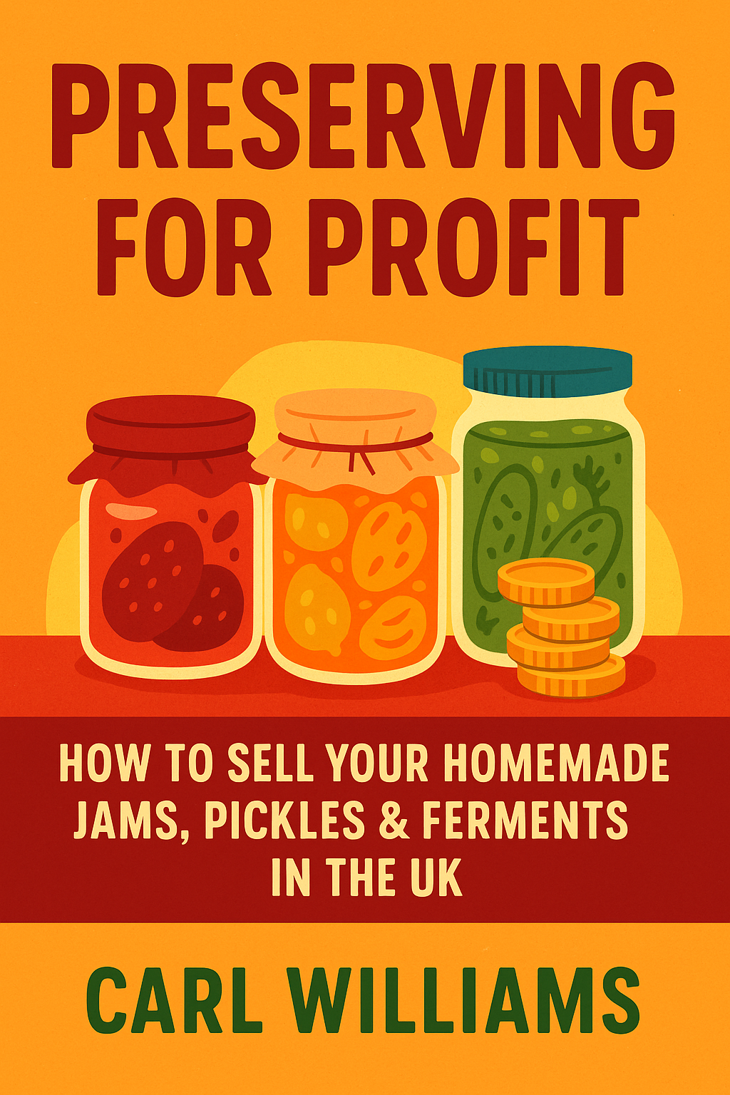 Preserve for profit - how to sell your homemade jams, pickles & ferments in the UK (book cover)